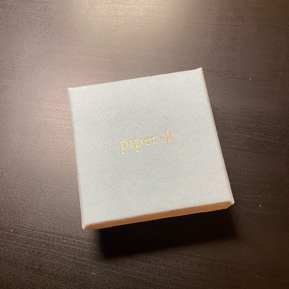 Piper K Glass Art Decor Styled Huggie Hoops - Picture 2 of 2